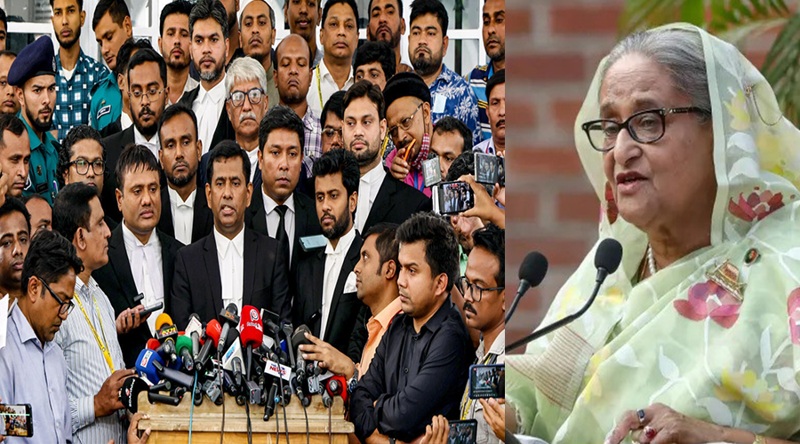 बंगलादेशकी अपदस्थ प्रधानमन्त्री शेख हसिनाविरुद्ध पक्राउ पूर्जी